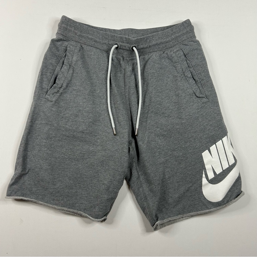 Nike Sweat Shorts Men’s Size Small Nike Logo Gray Essential Vintage Y2k
